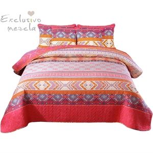 Bohemian Twin Quilt with Standard Sham